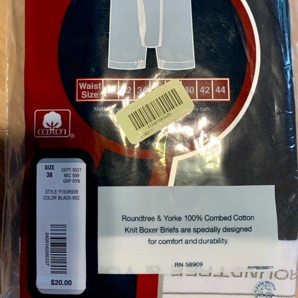 🎁NEW in package...bundle of men’s SZ LG Boxer briefs & full rise briefs. - Picture 7 of 13